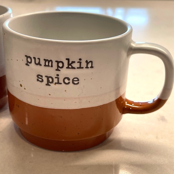 Hello Pumpkin Spice Fall Coffee Mug Set of 2 Ceramic - Picture 8 of 8